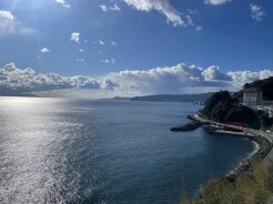相模湾・伊豆半島等を望むロケーション