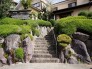 建物へのアプローチ階段