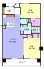 間取図（２ＬＤＫ）南向き
