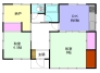 間取図（2DK+S）南西向き